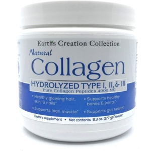 Препарати для суглобів та зв'язок Earths Creation Collagen Hydrolyzed 177г (608786005099)