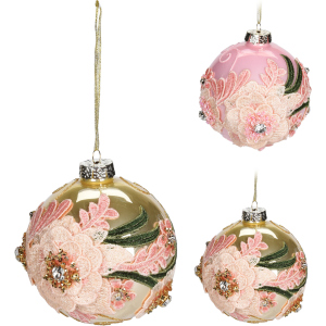 Набір ялинкових куль Christmas Decoration 10 см 6 шт (ACT504710) краща модель в Одесі