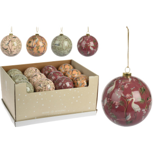 Набор елочных шаров Christmas Decoration 10 см 24 шт BIRD (APF478520) лучшая модель в Одессе