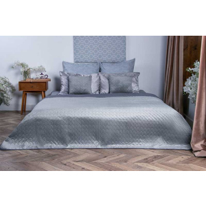 Покривало двостороннє Руно VeLour Сіре 150 х 220 см (360.55_Grey) ТОП в Одесі