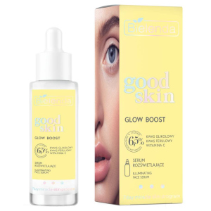 Сироватка Bielenda Good Skin Освітлювальний антиоксидант 6.5 % Гліколева кислота + Ферулова кислота + Вітамін C 30 мл (5902169046835)