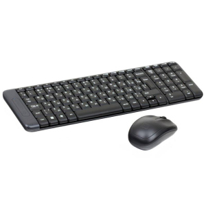 Комплект Logitech Wireless Desktop MK220 (920-003169) Black лучшая модель в Одессе