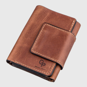Шкіряний чоловічий гаманець Grande Pelle leather-11205 Коричневий в Одесі
