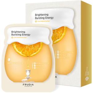 Набір тканинних масок для обличчя Frudia Citrus Brightening Mask Освітлює 10 шт (8803348045311) в Одесі