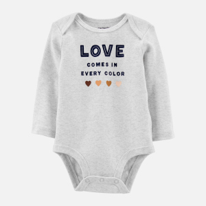 Боді Carters 1M103410 86 см 020 GY Gray (194135453722) краща модель в Одесі