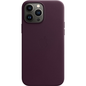 Apple MagSafe Leather Case для Apple iPhone 13 Pro Max Dark Cherry (MM1M3ZE/A) краща модель в Одесі