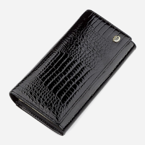 Кошелек ST Leather Accessories 18426 Черный лучшая модель в Одессе