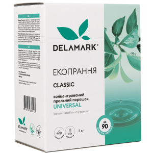 Концентрированный бесфосфатный стиральный порошок Delamark Universal 3 кг (4820152330017) в Одессе