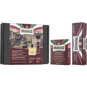 Подарочный набор для бритья Proraso Деликатное бритье и уход для жесткой щетины с сандаловым маслом и маслом дерева Ши Крем 150 мл + Лосьон 100 мл (8004395004775) лучшая модель в Одессе