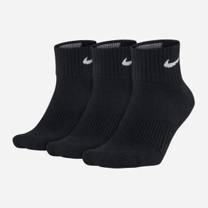 Шкарпетки Nike Perf Cush Qt 3Pr SX4703-001 S (34-38) 3 пари Чорні (884726565032) краща модель в Одесі