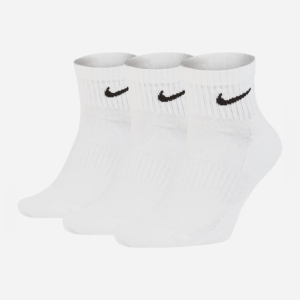 купить Набор носков носков Nike U Nk Everyday Cush Ankle 3Pr SX7667-100 34-36 (S) 3 пары Белый (888407236143)