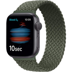 Ремінець Promate Fusion-44S для Apple Watch 42-44 мм 1/2/3/4/5/6/7/SE Green (fusion-44s.green) в Одесі