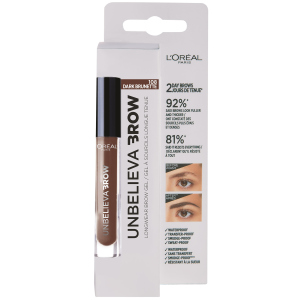 Гель для бровей L’Oreal Paris Unbelieva Brow 108 Темно-коричневый 3.4 мл (3600523674626) лучшая модель в Одессе