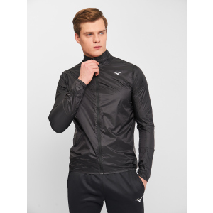 Спортивна кофта Mizuno Aero Jacket J2GE100009 XL Чорна (5059431060898) краща модель в Одесі