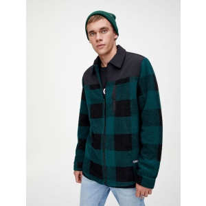 Куртка-рубашка Pull & Bear 9474/524/500 M Зеленая в клетку (09474524500031) в Одессе