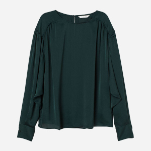 Блузка H&M 97162306 S Зелена (EZH2000000104850)