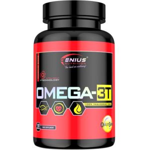 хорошая модель Жирные кислоты Genius Nutrition Omega-3T 100 капсул (5494492091847)