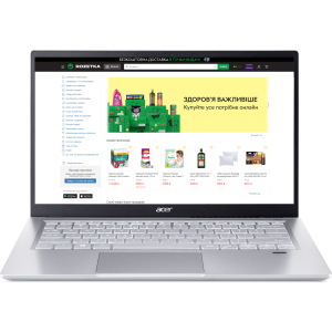 Ноутбук Acer Swift 3 SF314-43-R4HP (NX.AB1EU.006) Pure Silver ТОП в Одессе