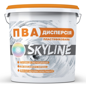 Дисперсия ПВА пластифицированная готовая к применению SkyLine 3 кг в Одессе