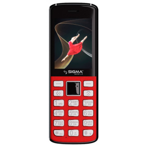 Мобільний телефон Sigma mobile X-style 24 ONYX Red краща модель в Одесі