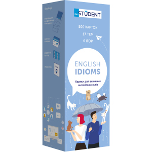 Картки для вивчення англійської English Student English Idioms (9786177702312) краща модель в Одесі