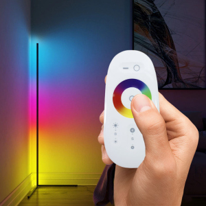 Кутовий світильник з підсвічуванням торшер Lesko YL6002 RGB+Пульт дистанційного керування підлоговий (F_7967-29272) ТОП в Одесі