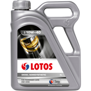 Масло моторное Lotos Oil Semisyntetic Diesel CF 10W-40 4 л (WF-K400N40-0H0) в Одессе