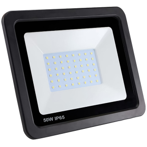 Прожектор светодиодный Eurolamp SMD 50W 6000K черный с радиатором (LED-FL-50/6) в Одессе