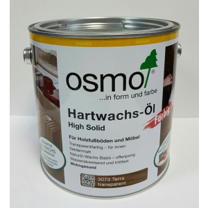 Масло с твердым воском цветное прозрачное OSMO HARTWACHS-ÖL Farbig 3073 - (терра) 2.5 л. в Одессе