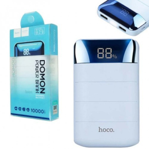 хорошая модель Повербанк Power Bank Hoco B29 Domon 10000 белый