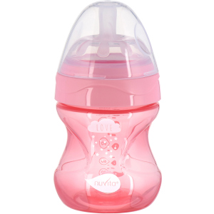 Детская Антиколиковая бутылочка для кормления Nuvita Mimic Cool 150 мл Розовая (NV6012PINK) ТОП в Одессе