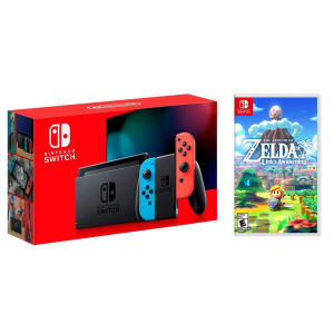 Nintendo Switch Neon blue/red - Обновлённая версия + The Legend of Zelda: Link's Awakening в Одессе