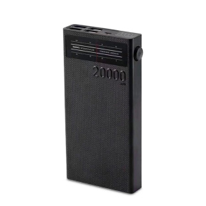 хороша модель Універсальна мобільна батарея Remax RPP-102 Radio 20000mAh чорна