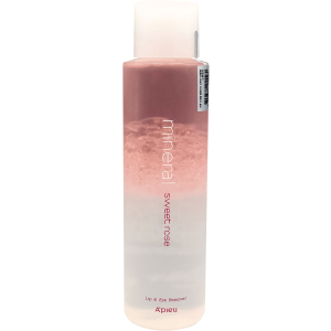 Ремувер для демакіяжу A'pieu Mineral Lip&Eye Remover Sweet Rose для губ та очей 250 мл (8809581455580) краща модель в Одесі