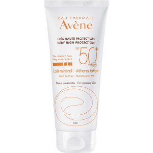 Сонцезахисне молочко мінеральне Avene SPF 50+ для гіперчутливої ​​шкіри 100 мл (3282779355872) ТОП в Одесі