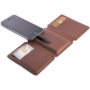 УМБ Seyvr Leather Wallet + Lightning Brown