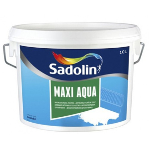 Шпатлевка акриловая SADOLIN MAXI AQUA влагостойкая голубая 10л лучшая модель в Одессе