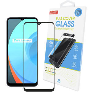 Захисне скло Global Full Glue для Realme C11 Black ТОП в Одесі