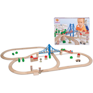 Игровой набор Eichhorn Железная дорога. Путешествие через мост 55 элементов 500 см (100001264) рейтинг