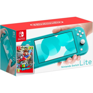 Nintendo Switch Lite Turquoise + Гра Super Mario Odyssey (російська версія) в Одесі