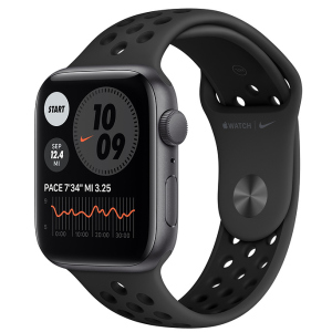 Смарт-часы Apple Watch SE Nike GPS 44mm Space Gray Aluminium Case with Anthracite/Black Nike Sport Band (MYYK2UL/A) в Одесі