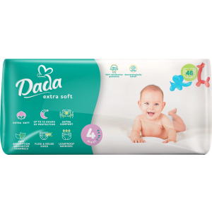 Подгузники для детей Dada Extra Soft 4 7-18 кг 46 шт (4823071646436_4820174980825)