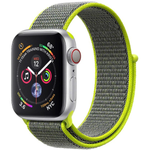 Ремінець Promate Fibro-42 для Apple Watch 42-44 мм 1/2/3/4/5/6/SE Green (fibro-42.green) краща модель в Одесі