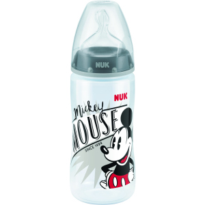 Пляшечка для годування NUK Міккі Маус First Choice 300 мл Сіра (4008600387060) в Одесі