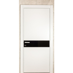 Межкомнатная дверь Gradius 400х2030 белая со вставкой