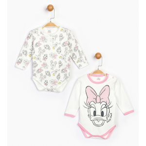 Боди Disney Minnie Mouse MN16077 56-62 см 2 шт Бело-розовое (8691109822376)