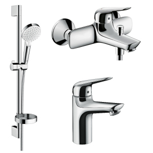 Набор смесителей HANSGROHE Novus 1152019 (71030000+71040000+26553400) ТОП в Одессе