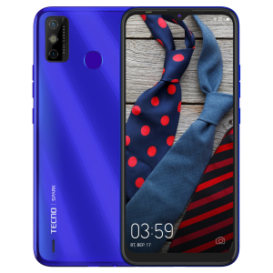 Мобільний телефон Tecno Spark 6 Go 3/64GB Aqua Blue (4895180762918) ТОП в Одесі