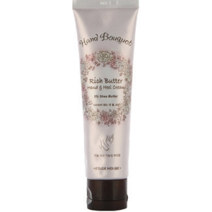 хороша модель Крем для рук та ніг Etude House Hand Bouquet Rich Butter Hand &amp; Heel Cream Живильний та зволожуючий з олією ши 100 мл (8806179490282)