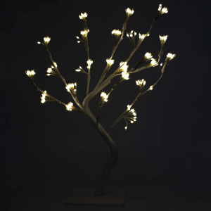 Новогодняя светодиодная декорация Devilon Дерево 45х48х50 см Белая (141226) ТОП в Одессе